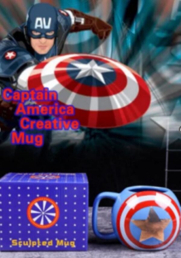 TAZA CAPITAN AMERICA