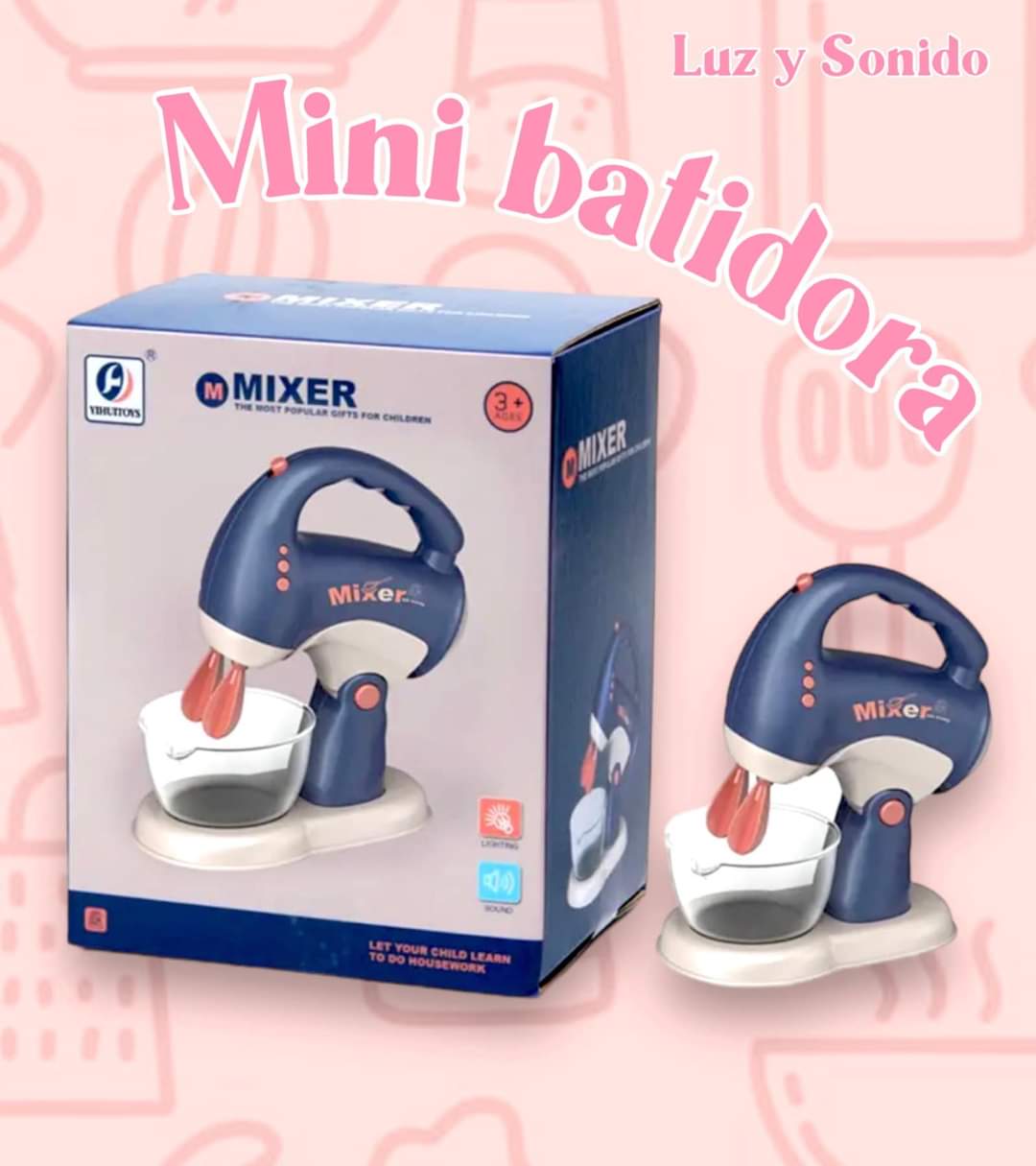 Mini Batidora - Rosa
