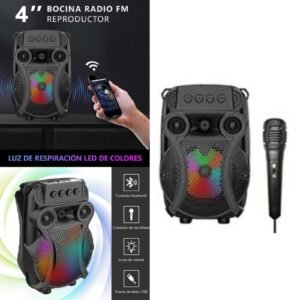 BOCINA MICROFONO 4"