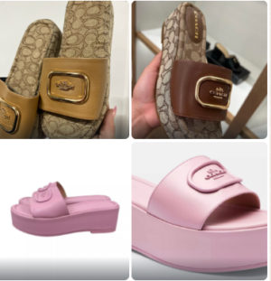 SANDALIA PLATAFORMA COACH