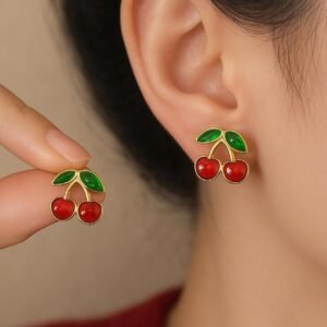 ARETES CEREZAS