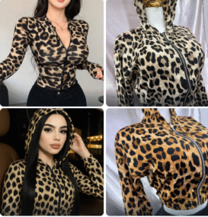 CHAMARRA ANIMAL PRINT