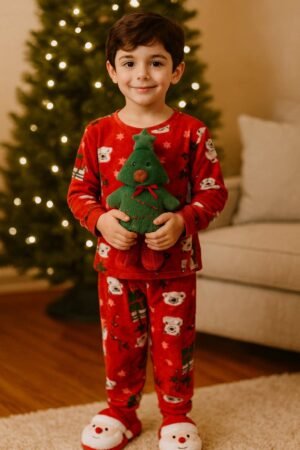 PIJAMA POLAR NAVIDAD INFANTIL