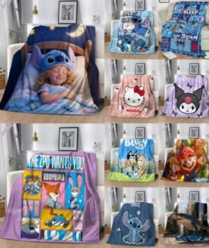 FRAZADA INDIVIDUAL PERSONAJES