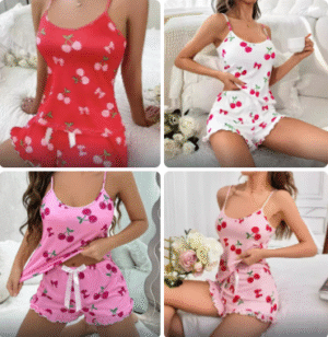 PIJAMA CEREZA COLORES