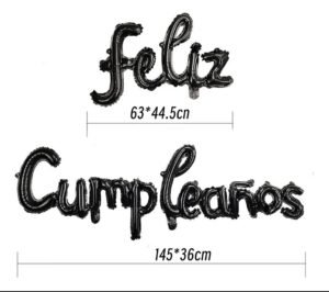 LETRERO FELIZ CUMPLEAÑOS