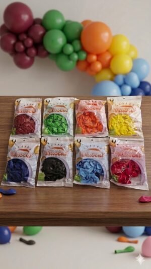GLOBOS COLORES 100PZ