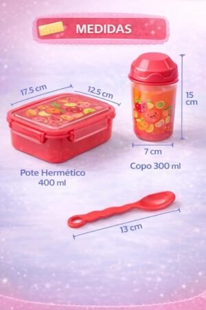 SET TUPPER INFANTIL