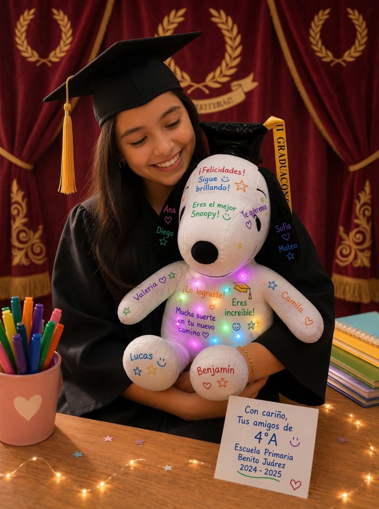 SNOOPY GRADUACION