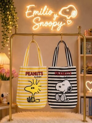 BOLSO SNOOPY RAYAS