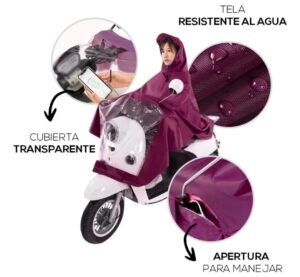 IMPERMEABLE CUBRE MOTO