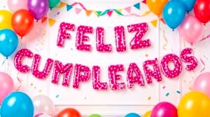 GLOBOS FELIZ CUMPLEAÑOS