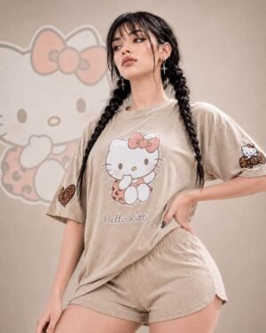 CONJUNTO SHORT KITTY