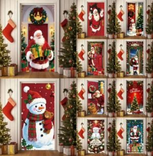 FUNDA PUERTA NAVIDAD