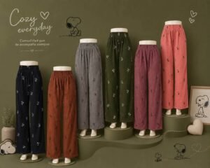 PANTALON SNOOPY CREPE