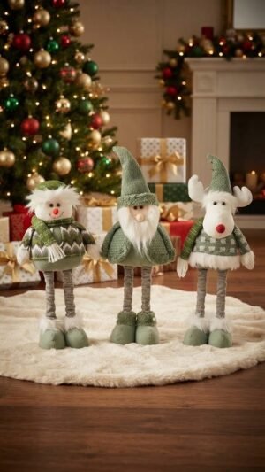 PATONES NAVIDEÑOS VERDES